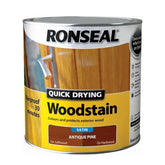 Ronseal Quick Drying Woodstain Antique Pine Satin 750ml